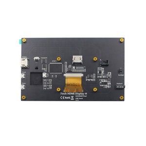 7-Zoll-IPS-Touchscreen-Monitor Hoch auflösende Multimedia-Schnitts telle 1024 X600 Pixel-Display mit Halterung für Raspberry Pi 3B/4B - Product Image 3