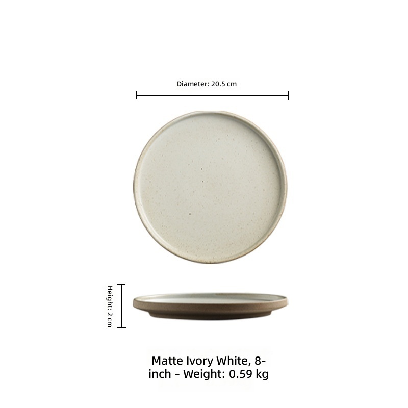 Ctalo in gres bianco 8 pollici