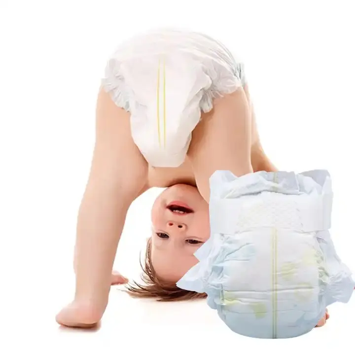 Couches jetables pour bébés de qualité supérieure couches pour bébés couches pour bébés couches à enfiler sensibles couches pour bébés en coton non tissé à base d'eau