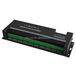 DMX512 декодер DC12-24V высокой мощности 3CH RGB 4CH RGBW 8CH 24CH 30-канальный светодиодный контроллер освещения DMX декодер - Product Image 5