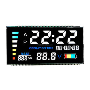 Benutzer definiertes Segment LCD-Anzeige Günstiger Preis HTN-Segment Displays Bildschirm Htn lcd 7 Monochrome Segment LCD-Anzeige modul