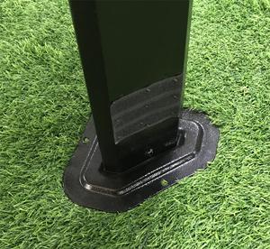 3X3.65X2.75M Double Topped Horizontal <strong>Lines</strong> Steel Sheet <strong>Gazebo</strong> for Garden Aluminum Tube <strong>Gazebo</strong> With Metal Roof - Product Image 3