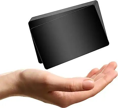 Logo personalizzato pre-stampato luxury high-end card package box vip card carte di credito biglietti da visita nfc metal