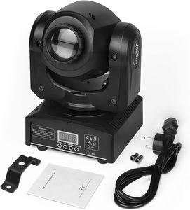 עוצמה גבוהה קרן ספוט שטיפה זום <span class=keywords><strong>LED</strong></span> אור ראש נע עם אפקטי דפוס לתאורת במה DJ צבע מלא תוסס - Product Image 1