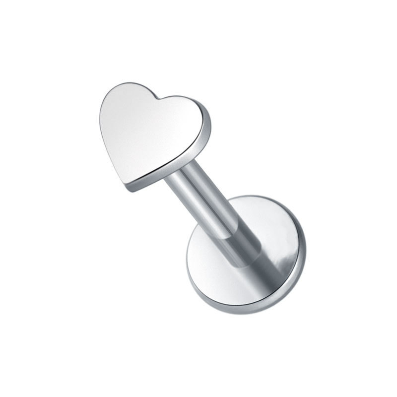 Insert en acier en forme de cœur, 3,5 mm.