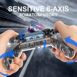 Yp01 Hochwertiger Joystick-Controller Transparentes drahtloses Spiel für Ps3 Ps4 PC und Android-Gerät