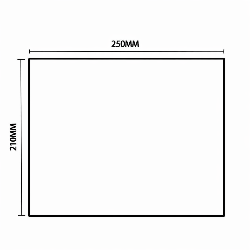 250 * 210 * 3 mm