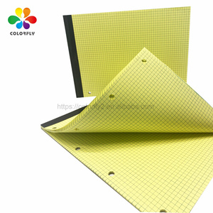 黄色便签本学校书写便签本记事本4孔记事本 - Product Image 1