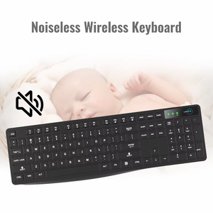 Juego combinado de teclado para ordenador portátil Delgado inalámbrico de 2,4G, ratón para juegos, ratón y teclado Multimedia para ordenador Win - Product Image 4
