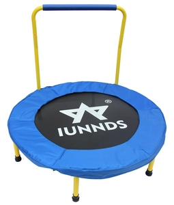 Iunnds 10ft חיצוני טרמפולינה עם רשת, בטוח בטוחה טרמפולינה מאובטחת