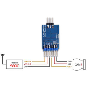 5.8G <strong>3</strong> Channel <strong>Video</strong> Switcher Module <strong>3</strong> way <strong>Video</strong> <strong>Switch</strong> Unit for RC FPV Camera Drone - Product Image 5