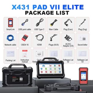 Starten Sie das X431 PADVII ELITE-Vollsystem-Fahrzeug abdeckung Intelligente Diagnose Erweiterte Codierung programmierung OBD2-Diagnosetool - Product Image 6