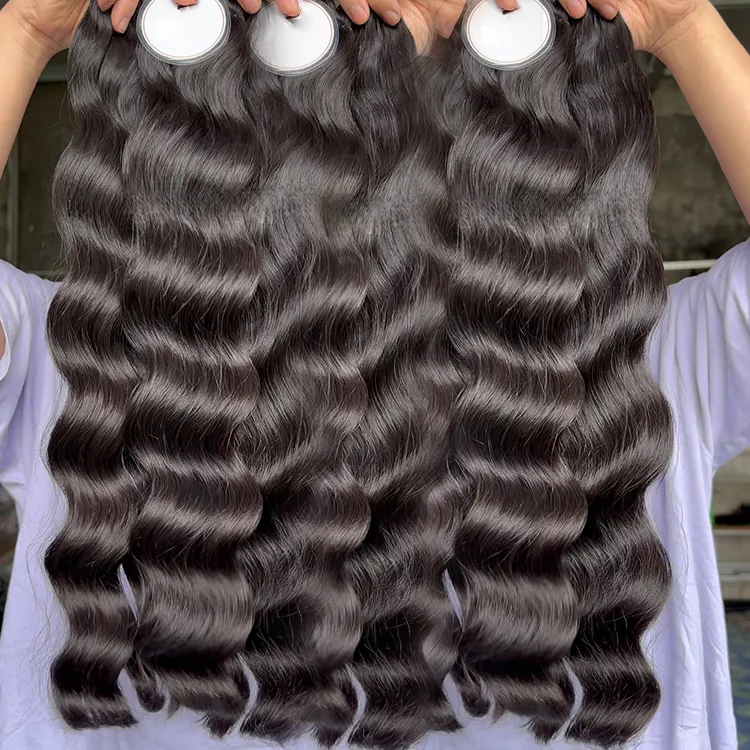 Drop shipping wholesale raw vietnamese natural Cambodian wave human hair extensions bundles vendor