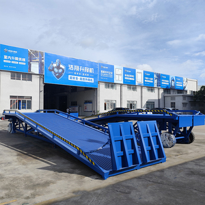 <strong>Container</strong> <strong>Loading</strong> <strong>and</strong> <strong>Unloading</strong> Platform 8-20ton Movable Dock Ramp Portable Forklift Ramp Custom - Product Image 1