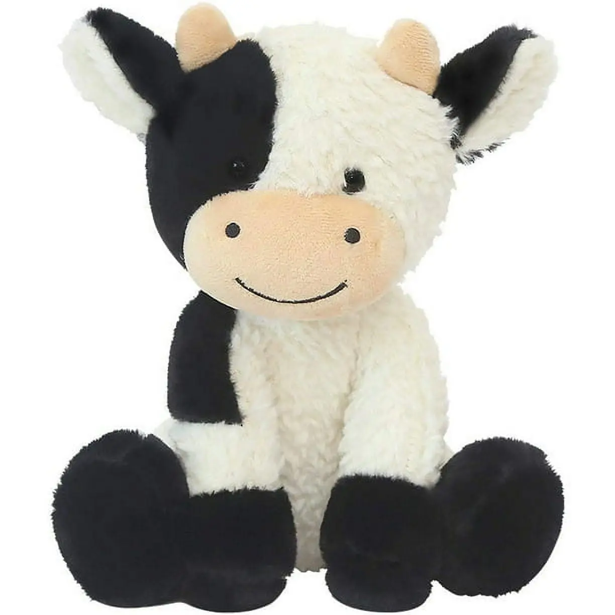 Animales de peluche de vaca de dibujos animados Juguete de peluche de vaca suave para niños