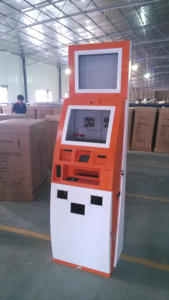 Sistema electrónico de gestión de colas Quiosco táctil para equipo de gestión de colas bancarias Sistema dispensador de boletos