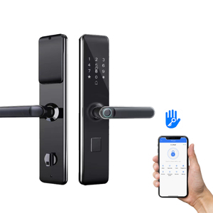 Il più economico codice di allarme Smart blocco della porta di lavoro con Tuya supporto più lingua impronta digitale con la fotocamera - Product Image 4
