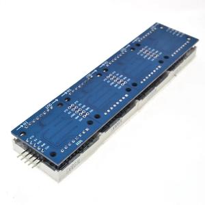 <strong>MAX7219</strong> Dot Matrix Module For Microcontroller 4 In One Display with 5P Line Red Green Blue