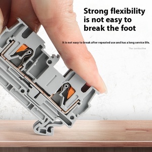 PT2.5 Push in <strong>Terminal</strong> Wire Connector 2.5mm Combined Din Rail <strong>Spring</strong> Push-in <strong>Terminal</strong> <strong>Block</strong> - Product Image 4