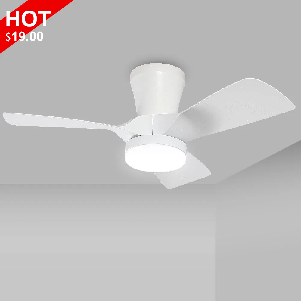 Faner Led Ceiling Fan Easy Installation Bedroom Indoor Remote Control Ceiling Fan Light