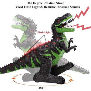 8チャンネル電動RC T-Rexおもちゃリモコン恐竜シミュレーションウォーキングローテーションディノティラノサウルスおもちゃ光と音 - Product Image 3