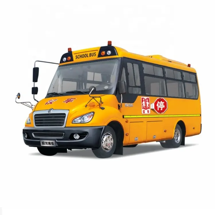 Autobús escolar de alta calidad, autobús amarillo, 30 pasajeros, buen estado, venta