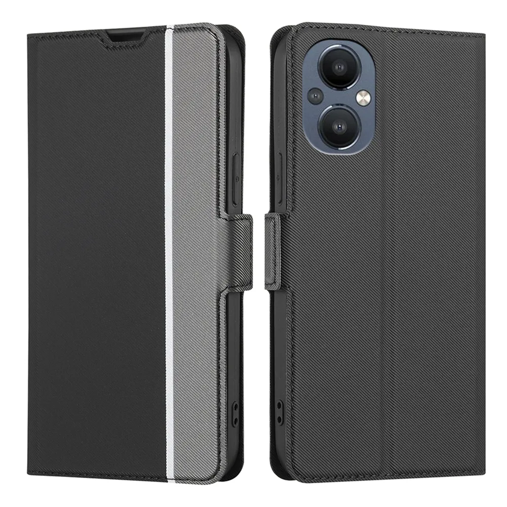 PU Leather Case Flip Folio With Card Slots Magnetic Buckle For One Plus Nord 20 5G Back Cover