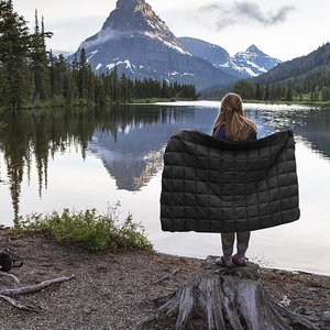 Siêu nhẹ xuống cắm trại chăn-650 điền vào điện Puffy Quilt. Nhỏ gọn & ấm <span class=keywords><strong>Comforter</strong></span> sưng húp trong nhà ngoài trời chăn - Product Image 6