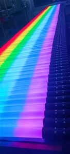 Новейший IP65 Открытый 360 градусов вертикальный RGB 3 в 1 Светодиодная Пиксельная Световая трубка с беспроводным дистанционным управлением DMX - Product Image 5