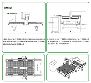 自动数控路由器1325制造机最佳雕刻数控路由器4x8数控路由器 - Product Image 6