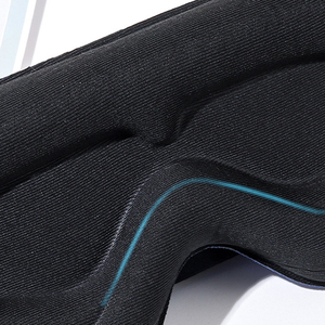 Derin fincan nefes bellek köpük uyku göz maskesi kapak 3D konturlu fincan uyku göz maskesi ve ayarlanabilir kayış ile körü körüne - Product Image 6