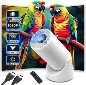 Proyector de cine inteligente de alta calidad más nuevo con LED y proyector de video doméstico Android 11,0 incorporado - Product Image 1
