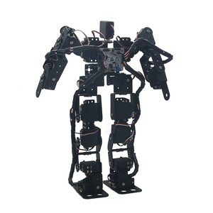 17DOF Robot Robot educativo robotico Robot umanoide Kit Servo staffa cuscinetto a sfera nero - Product Image 3