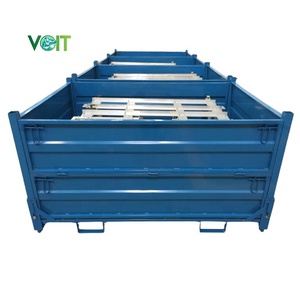 Rivestimento in polvere industria impilamento contenitore metallico pieghevole staccabile - Product Image 2