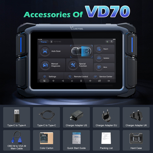 2025 VDIAGTOOL VD70 Obd 2 сканер двунаправленное Автомобильное устройство дистанционного программирования новейшая диагностическая машина для транспортных средств - Product Image 2