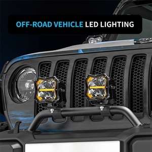 50W 10000LM off-road Đèn làm việc ánh sáng với 9 <span class=keywords><strong>LED</strong></span> lái xe ánh sáng bảo vệ đèn pha phía trước cho khả năng tương thích rộng - Product Image 4