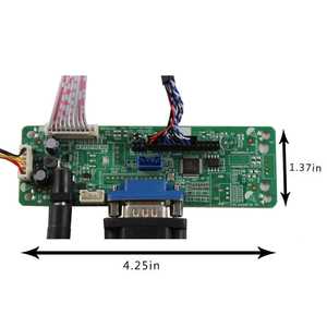 Pantalla LCD de 10,4 pulgadas, Panel LCD con placa controladora VGA, brillo de VS104T-004A, 10,4 pulgadas, 1024X768, 600nit