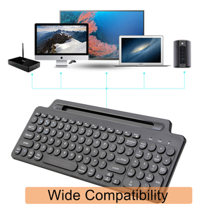 Touchpad inalámbrico magnético Bluetooths Keyboard Soporte incorporado Control de medios fácil para tableta de oficina/teléfono/computadora portátil - Product Image 5