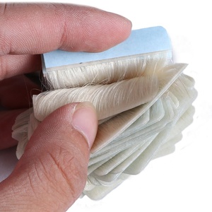 Double Drawn Single Donor European Hair Blonde <strong>Injected</strong> Invisible Tape in Extensions