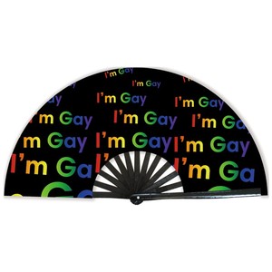 พัดคลัทช์เสียงดังขนาดใหญ่พัดมือหมุนสีรุ้งพร้อมเทคนิคการวาดสำหรับงานแต่งงาน - Product Image 6