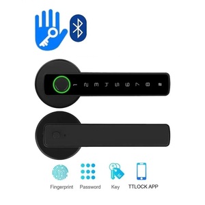 TTlockBluetoothスマート電子ロック指紋ロックパスワードドアロックICカードアプリリモートUnlockIndoor W24-S15 - Product Image 1