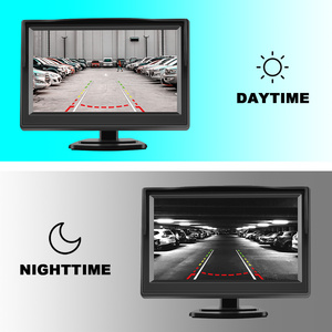 Monitor de coche plegable de 4,3 pulgadas, cámara de pantalla LCD TFT, sistema de aparcamiento para monitores retrovisores de coche, NTSC PAL - Product Image 4