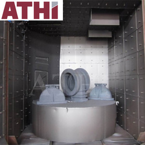 Large and Heavy Castings Forging Parts Cleaning Rotary Table Trolley Type Shot <strong>Blasting</strong> Machine - Product Image 3