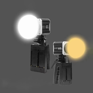 Batterie-Stromversorgung tragbares 60 W Cob-LED kontinuierliches Ausgangslicht mit Bowens-Halterung zweifarbiges Videolicht - Product Image 1