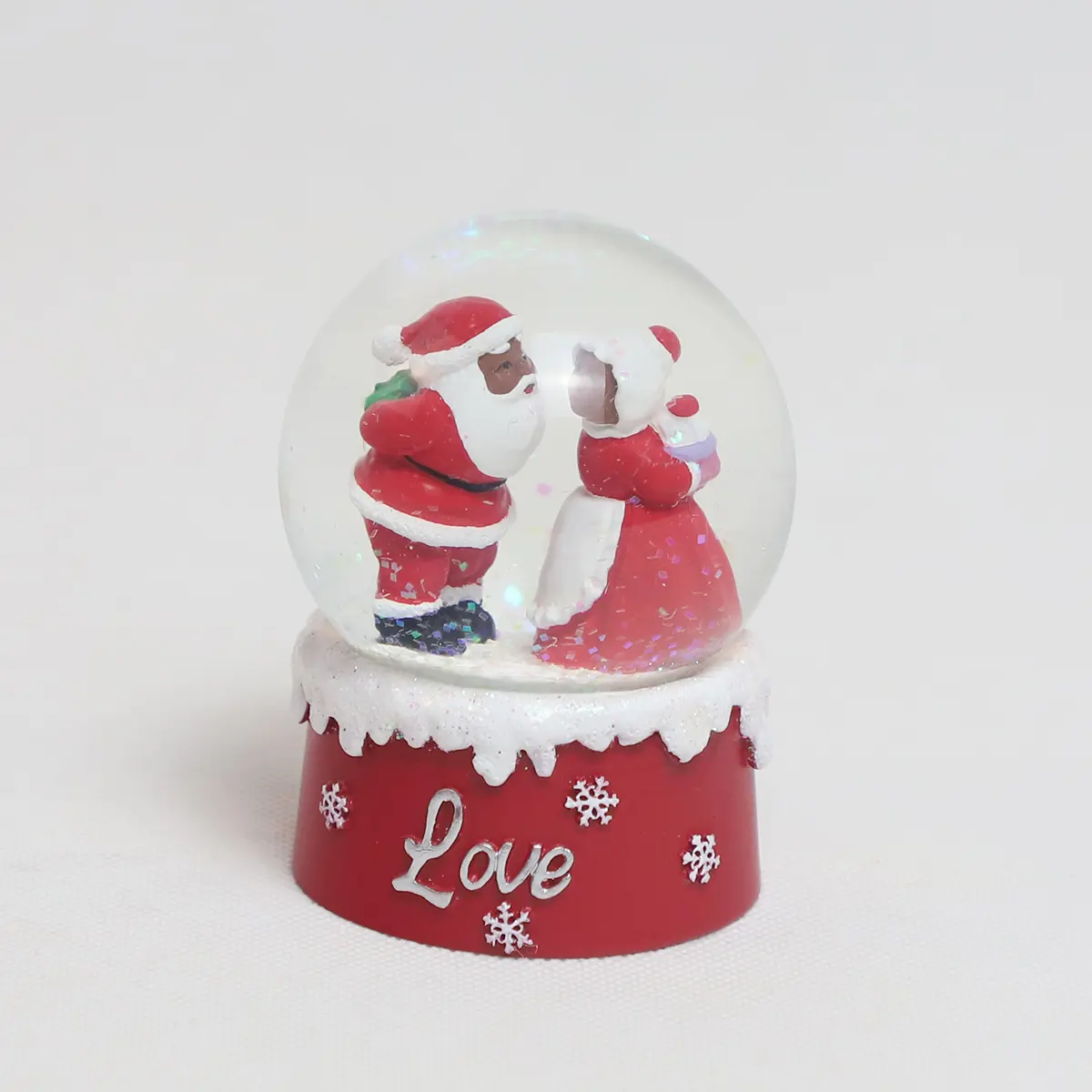 Bola de nieve de cristal de aceite, globo de nieve de Navidad, regalo de recuerdo, bola de nieve acrílica, bola de nieve de resina, globo de nieve personalizado