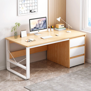 Escritorio de ordenador de escritorio minimalista moderno, dormitorio, escritorio de estudiante, escritorio de oficina simple y diseño de combinación de silla - Product Image 3