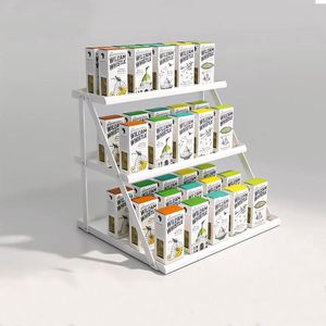 超市收银台定制可拆卸现代风格便携式金属零食展示架 & 口香糖展示架 - Product Image 1