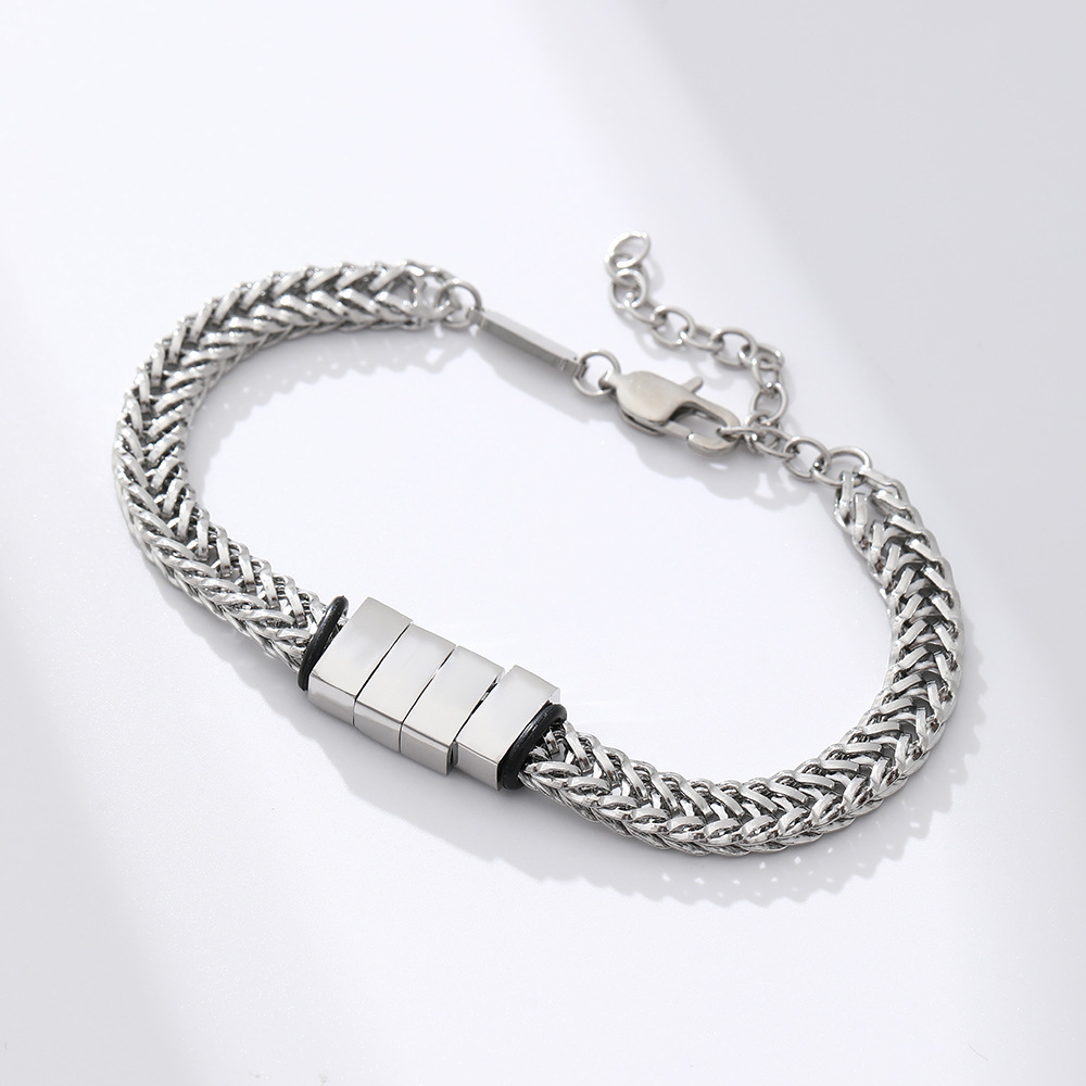 Silver Chain+ A Plain Charm