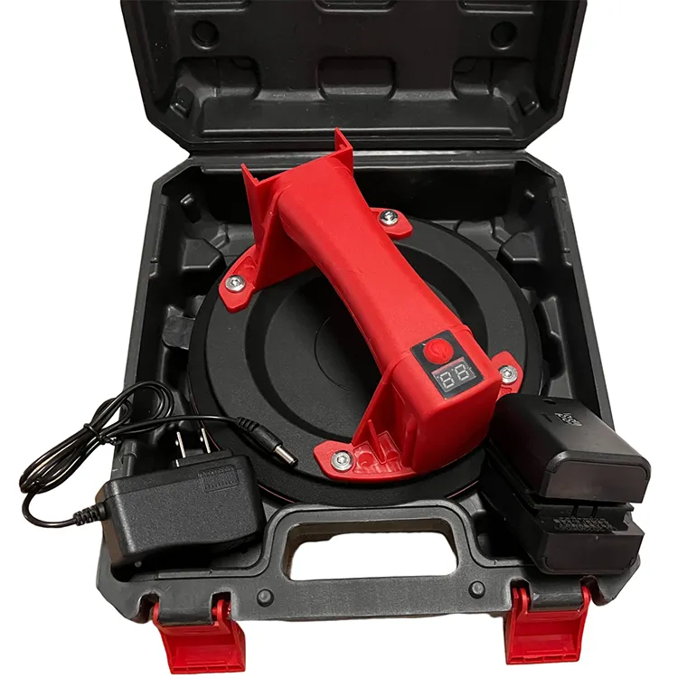 Novo Elétrico 8 "Vidro Vácuo Ventosas Para Levantar Grande Vidro Heavy Duty Hand-held Levantador