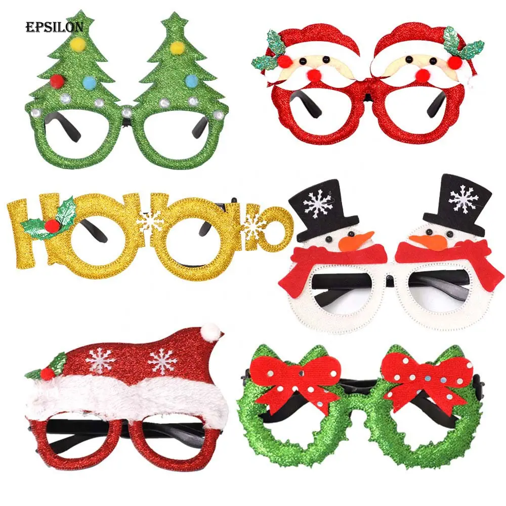 Epsilon forniture per feste di natale all'ingrosso bambini bambini carino natale decorazione natalizia montatura per occhiali